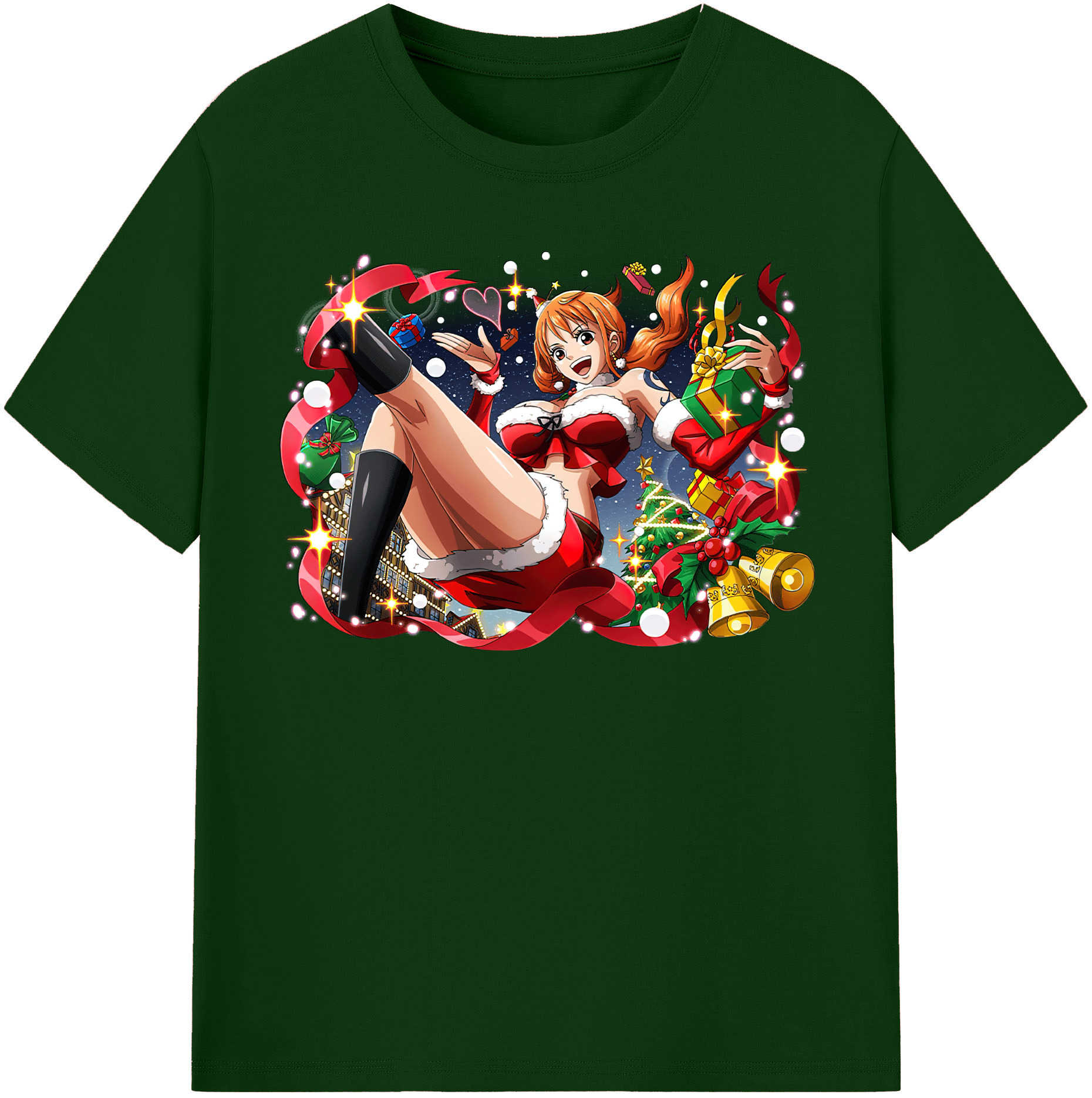 ワンピース ナミ ONE PIECE Nami 綿100％半袖Tシャツ（フロントプリント）